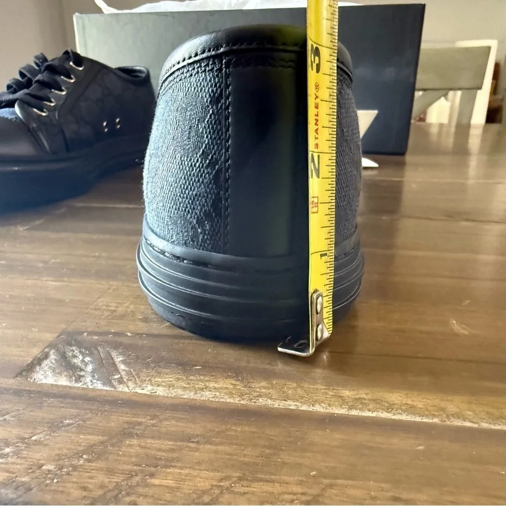Gucci GG Canvas Low ‘Gray Black’ Shoes